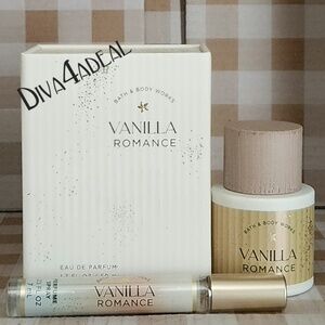 Bath & Body Works VANILLA ROMANCE 1.7OZ EDP & Mini EDP Spray